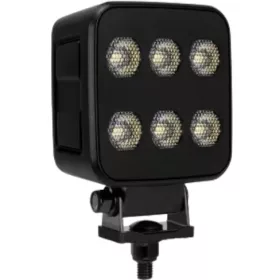   LA10830 KRAMP LED-es munkalámpa, 60 W, 6600 lm, négyszögletes, 12/24 V, fehér, 92x109,5x51,1 mm, Deutsch csatlakozós, széles sugarú, 12 LED-es