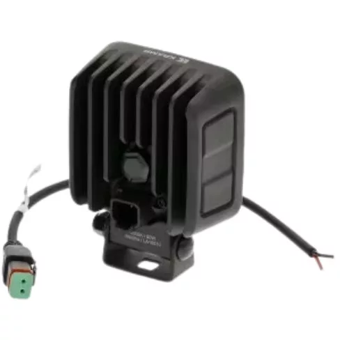 LA10830 KRAMP LED-es munkalámpa, 60 W, 6600 lm, négyszögletes, 12/24 V, fehér, 92x109,5x51,1 mm, Deutsch csatlakozós, széles sugarú, 12 LED-es