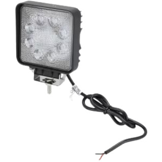 LA10901 KRAMP Munkalámpa LED, 24W, 2000lm, négyzet alakú, fehér, 107x52x136mm, áradó