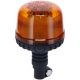LA20090 KRAMP LED-es forgóvillogó, 20 W, 12-24 V, borostyánsárga, rugalmas rudas rögzítés, Ø 126 mm x 201 mm