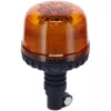 LA20090 KRAMP LED-es forgóvillogó, 20 W, 12-24 V, borostyánsárga, rugalmas rudas rögzítés, Ø 126 mm x 201 mm