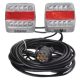 LA212351GP Gopart Világításkészlet, LED 12V-es, mágneses, 12 m kábel
