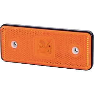LA35053 Gopart Szélességjelző LED lámpa, 0,4/0,7 W, téglalap, 12/24 V, narancs, 112x45x11 mm, 3 LED-es