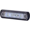 LA35056 Gopart Szélességjelző LED lámpa, 0,5/1 W, téglalap, 12/24 V, fehér, 4 LED-es, 82x31x15 mm