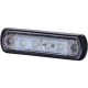 LA35056 Gopart Szélességjelző LED lámpa, 0,5/1 W, téglalap, 12/24 V, fehér, 4 LED-es, 82x31x15 mm