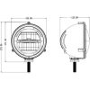 LA80045 KRAMP LED-es fényszóró, kerek, 10-30 V, felcsavarozható, Ø 150 mm