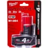 M12B4 Milwaukee  Akkumulátor 12V 4.0 Ah Li-Ion