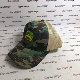 MC13080003BK John Deere terepmintás trucker sapka