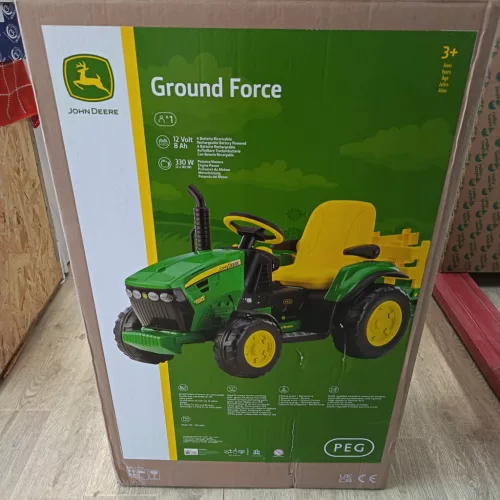 MCE42647X000 John Deere  Force traktor pótkocsival (elektromos hajtás)