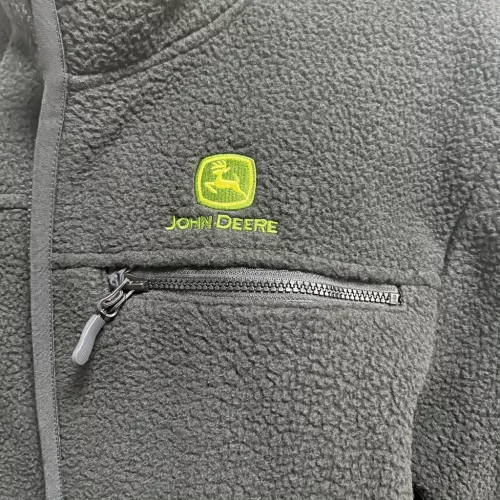 MCS20020058 John Deere polárkabát sofőröknek, fekete