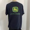 MCS300200186 John Deere Póló XL, XXL - sötétkék színű