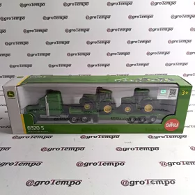 MCU183700000 John Deere teherautó 2 traktorral (1:87)