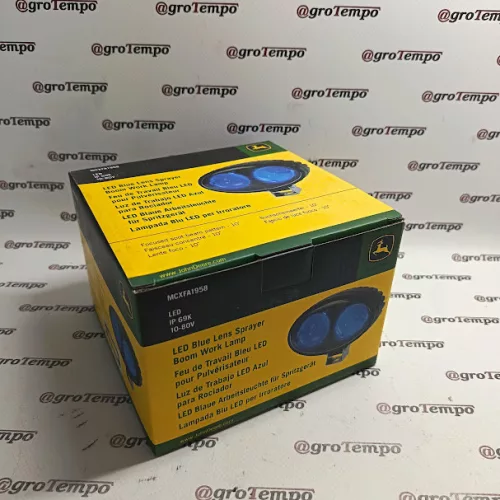 MCXFA1958 John Deere Permetező szórókeretére szerelhető kék LED-munkalámpa (Spot, 750 lm, 4 W)