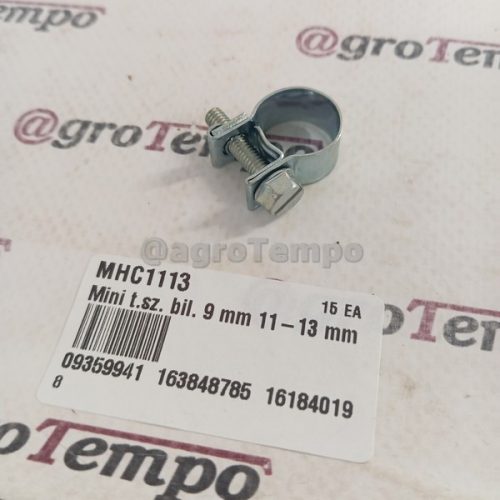MHC1113 KRAMP Mini tömlőszorító bilincs 9 mm 11-13 mm 