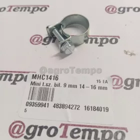 MHC1416 KRAMP Mini tömlőszorító bilincs 9 mm 14-16 mm