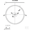 N00875N KRAMP Lapos tárcsa 382 x 4,0 mm