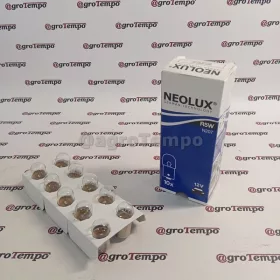   NLX207 K10SZT Neolux Izzó, villogó R5W 12V 5W BA15S 10db/csomag