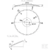RA132406N KRAMP Csipkés tárcsa 510 x 5,0 mm