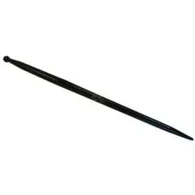   RT1KR Kramp bálatüske, egyenes, dupla T-profil 36x1100mm, hegyes csúcs M22x1,5mm-es anyával, fekete színű