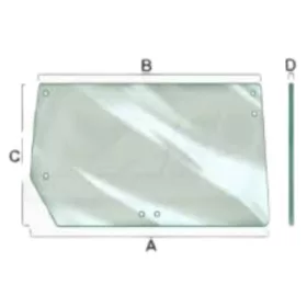 VPM7404 Vapormatic hátsó ablaküveg