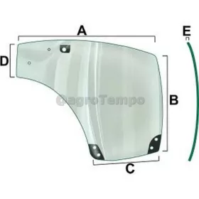 VPM7423 Vapormatic bal oldali, ajtóüveg