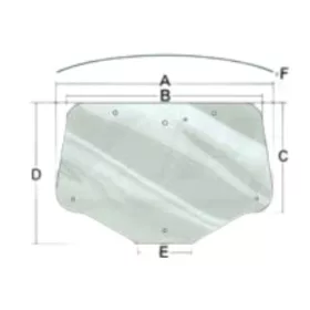 VPM7436 Vapormatic hátsó ablaküveg