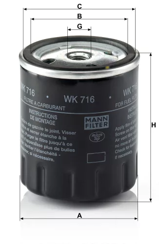 WK 716 Üzemanyagszűrő