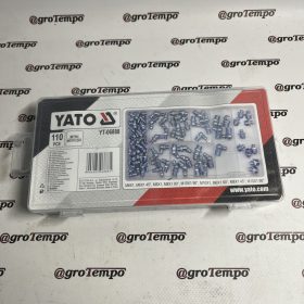 YT-06888 YATO Zsírzógomb készlet 110 részes YT-06888 YATO Zsírzógomb készlet 110 részes