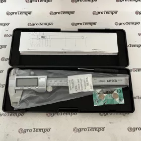 YT-7201 YATO tolómérő 150/0,03 digitális inox + tok
