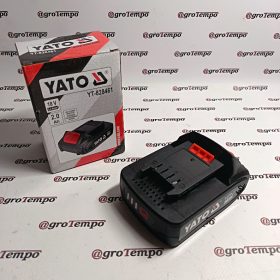 YT-828461 YATO AKKUMULÁTOR 18V LI-ION 2,0AH YT-828461 YATO AKKUMULÁTOR 18V LI-ION 2,0AH