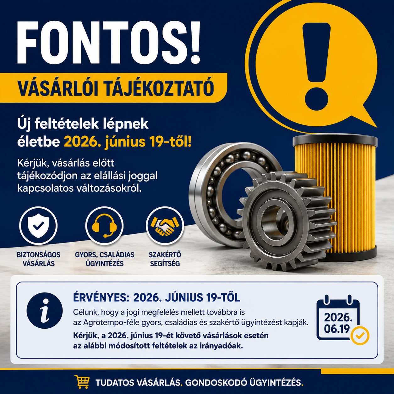 Változások az elállási jog gyakorlásában 2026. június 19-től